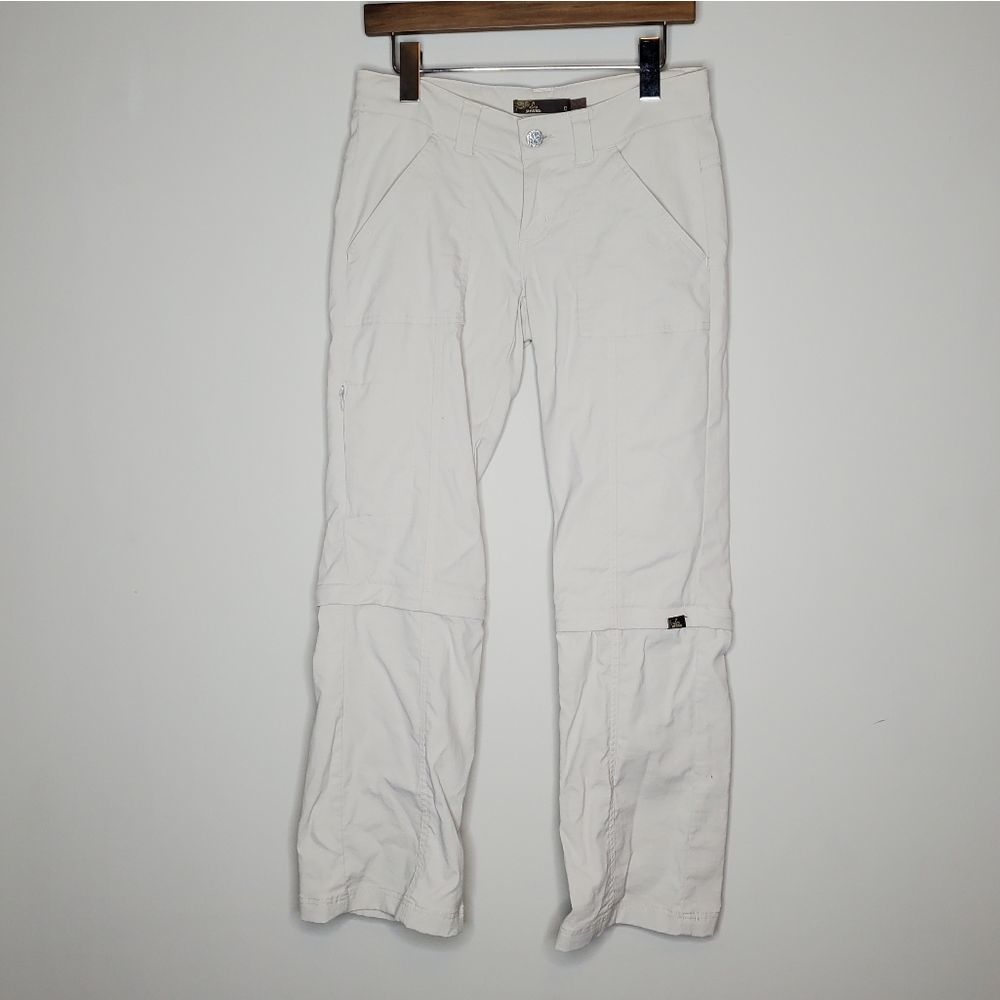 Prana Convertible Nylon Blend Hiking Pants Size 0 Khaki.Purchased,never worn